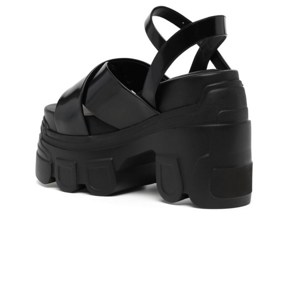 Simone Rocha Criss-Cross Strap Platform Sandals - Picture 3 of 13